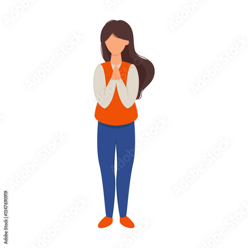 girl with headphones