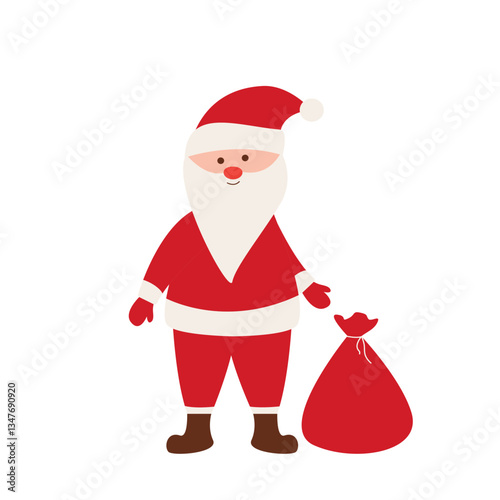 santa claus with gifts