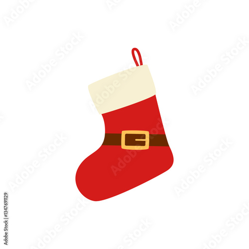 red christmas sock