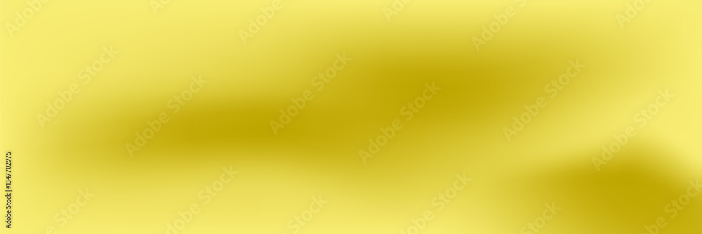 yellow foil background with metal mirror texture. Chrome gradient surface with light gloss simple abstract