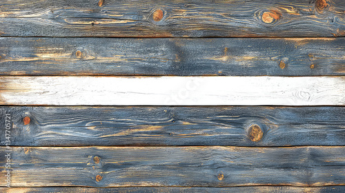 Rustic Weathered Wood Texture: Grey, Blue & White Painted Planks Background