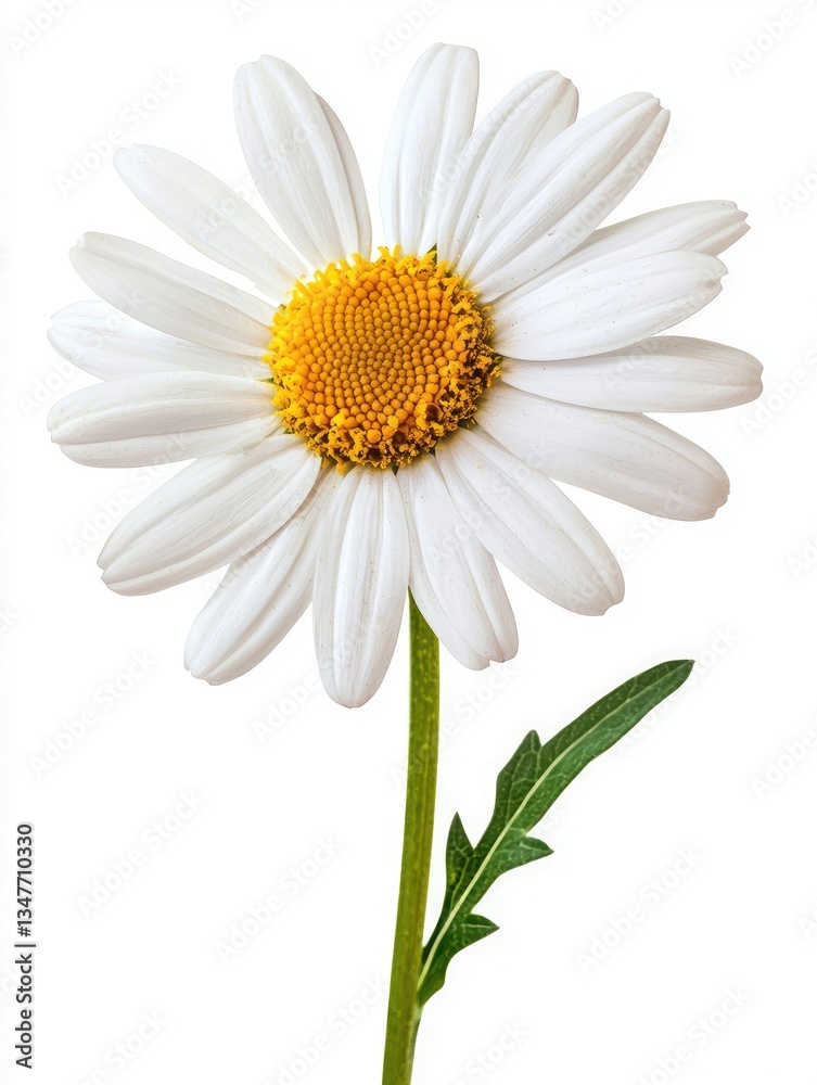 Fototapeta premium A vibrant close up of a perfect daisy flower