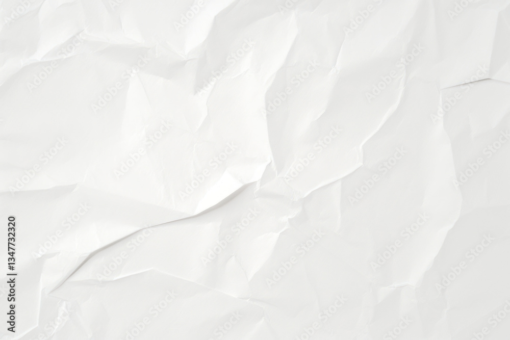 Obraz premium PNG Paper texture white background abstract crumpled.