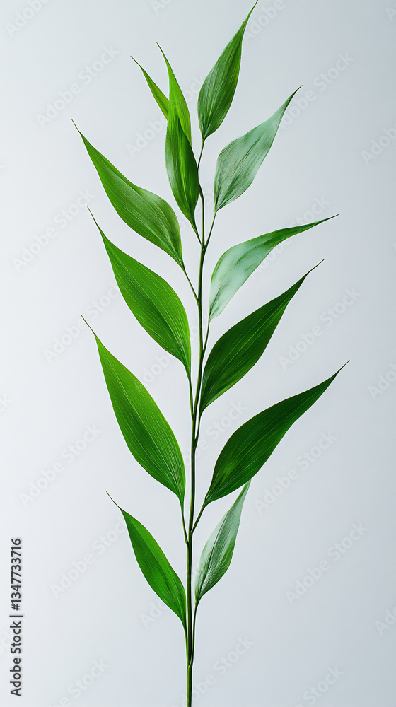 Fototapeta premium a hakonechloa isolated on a white background,