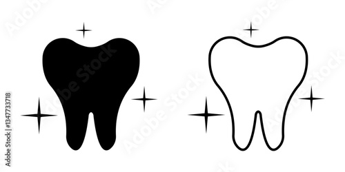 Clean teeth.