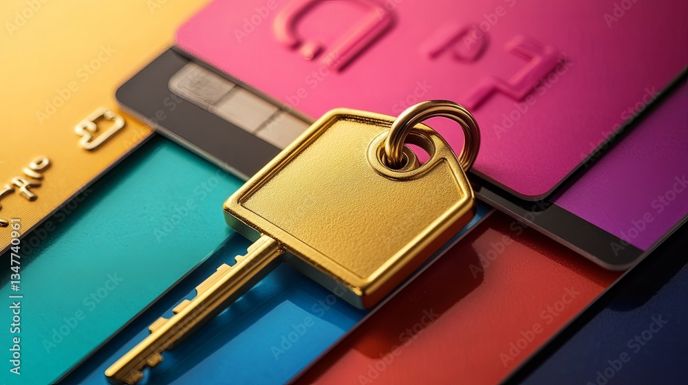 Secure your finances and protect your identity with the right tools. A golden key unlocks the potential of colorful credit cards. Generative AI Secure your finances and protect your identity with the right tools. A golden key unlocks the potential of colorful credit cards. Generative AI