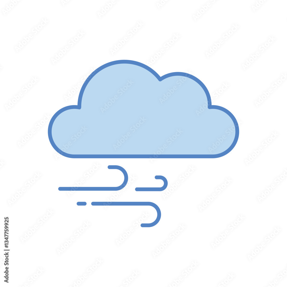 Wind vector icon Wind vector icon