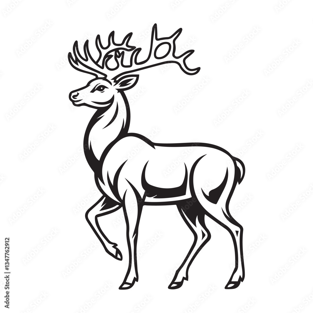 deer vector illustration deer vector illustration