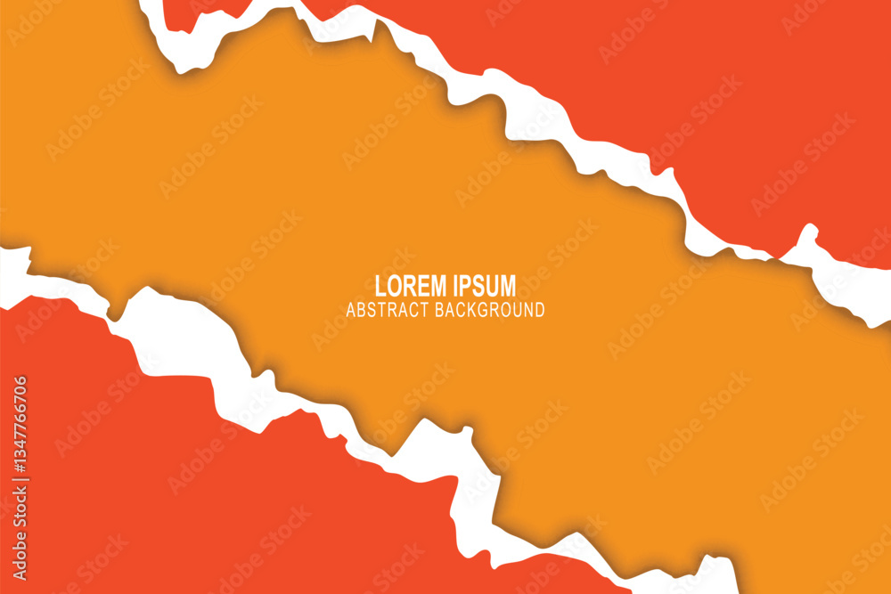 Fototapeta premium Torn paper banner background.