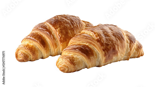 Delicious puff pastry isolated on transparent background, perfect for food and bakery projects 