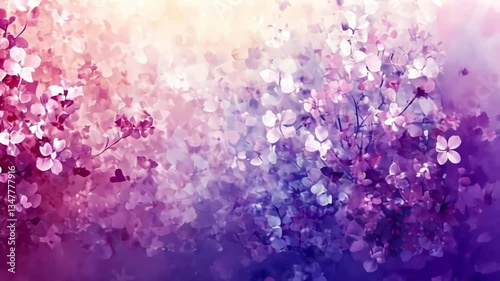 Beautiful abstract floral background with soft pastel colors