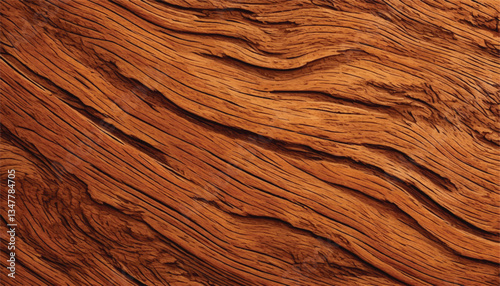 Cracked wood texture. Detailed background of wood texture with cracks. Wood texture with natural pattern.