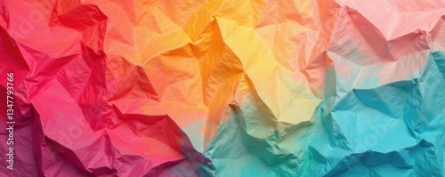 Wallpaper Mural crumpled paper texture with creases and folds , paper creases, crumpled paper texture Torontodigital.ca