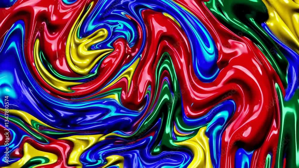 Vivid liquid abstract art colorful swirling patterns in motion Vivid liquid abstract art colorful swirling patterns in motion