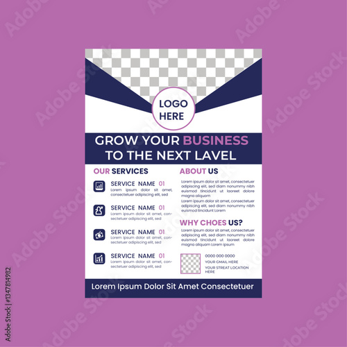 Modern And Simple A4 Flyer Template