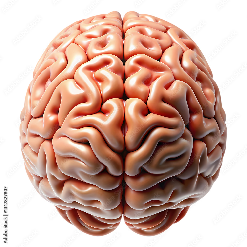 Human Brain Anatomy Cognitive Function isolated on transparent background Human Brain Anatomy Cognitive Function isolated on transparent background