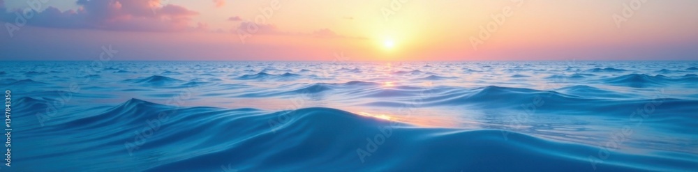 Soft gradient blue background resembling a serene ocean at sunset , abstract , tranquility, peaceful Soft gradient blue background resembling a serene ocean at sunset , abstract , tranquility, peaceful