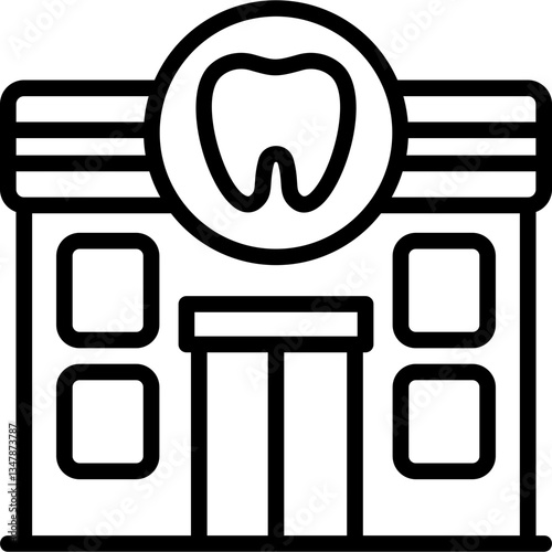 Dental Clinic line icon