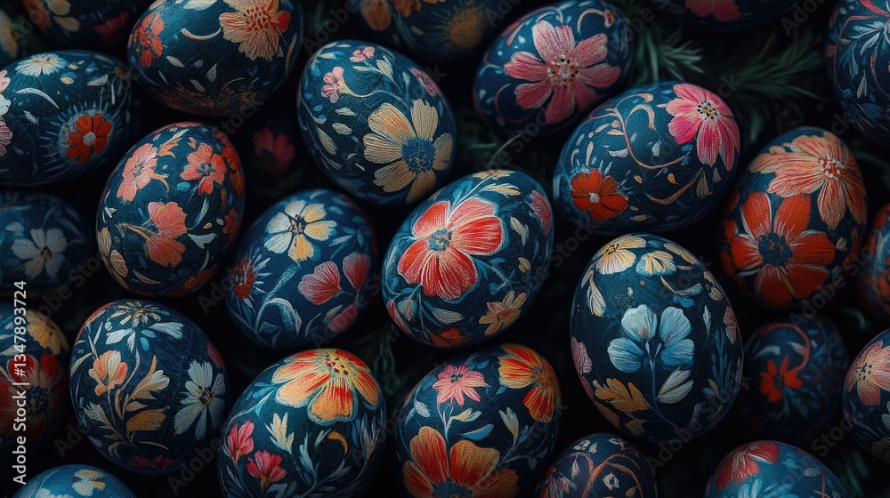 An Easter decoration with cool chicken and egg. Easter holiday concept. An Easter decoration with cool chicken and egg. Easter holiday concept.