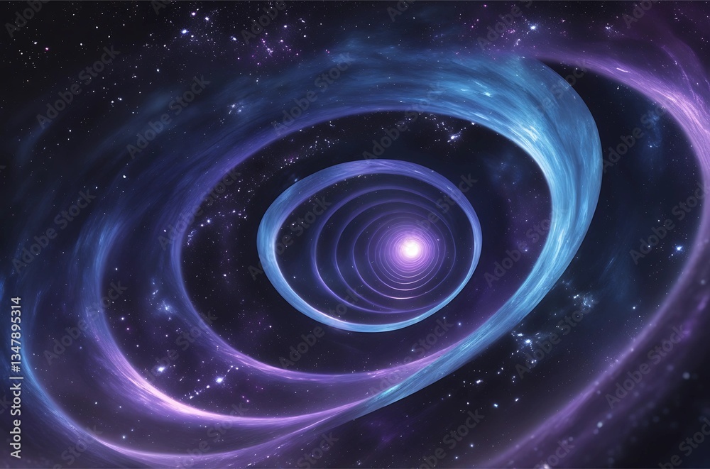 A spiral tunnel that looks endlessly deep.Generative AI A spiral tunnel that looks endlessly deep.Generative AI