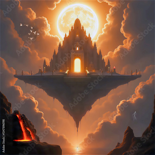 temple over the city