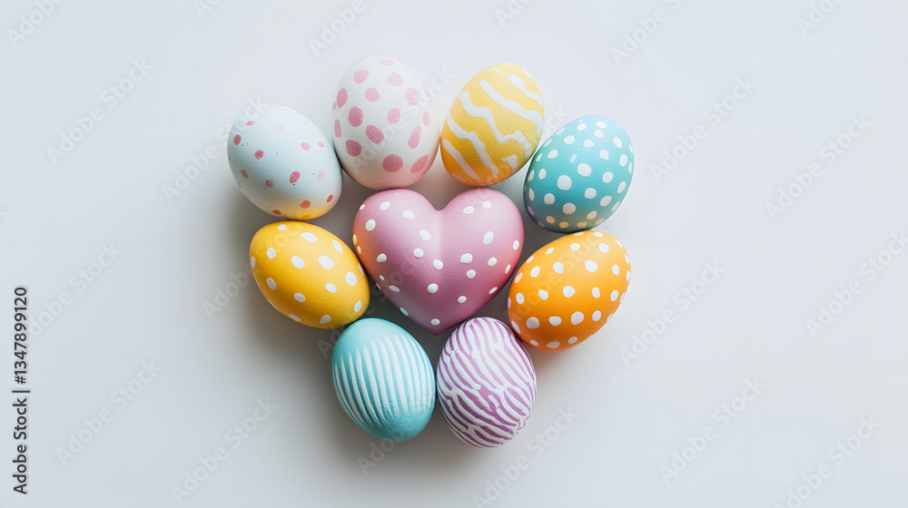 Fototapeta premium easter, bunny, egg, holiday, spring, decoration, celebration, toy, color, colorful, tradition, easter egg, pink, seasonal, cute