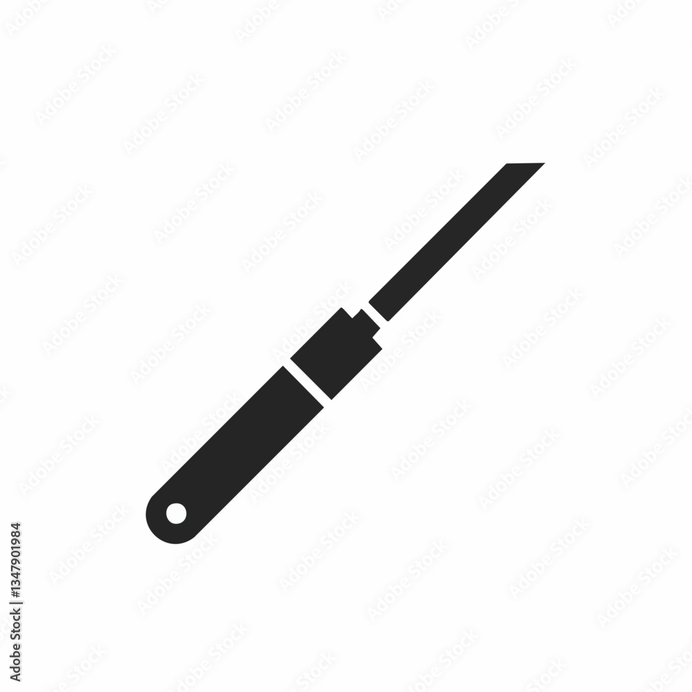 Small Handheld Cutting Tool Icon. Vector image Small Handheld Cutting Tool Icon. Vector image