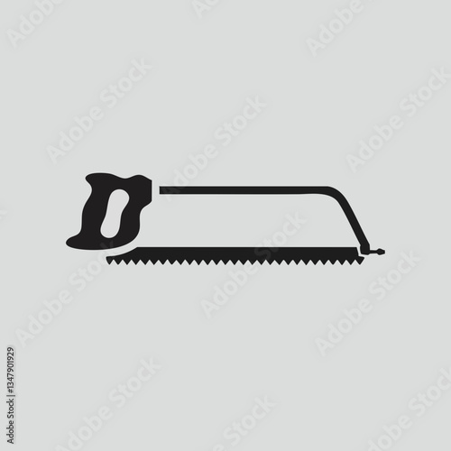 Hand Saw Icon Vector Illustration. Vector image
