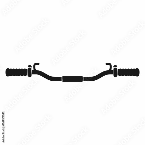 Bicycle Handlebar Icon Illustration. Vector image