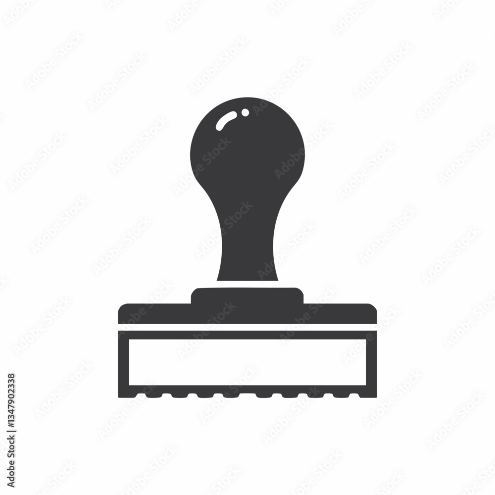 Rubber Stamp Icon Vector Graphic Illustration. Vector image Rubber Stamp Icon Vector Graphic Illustration. Vector image
