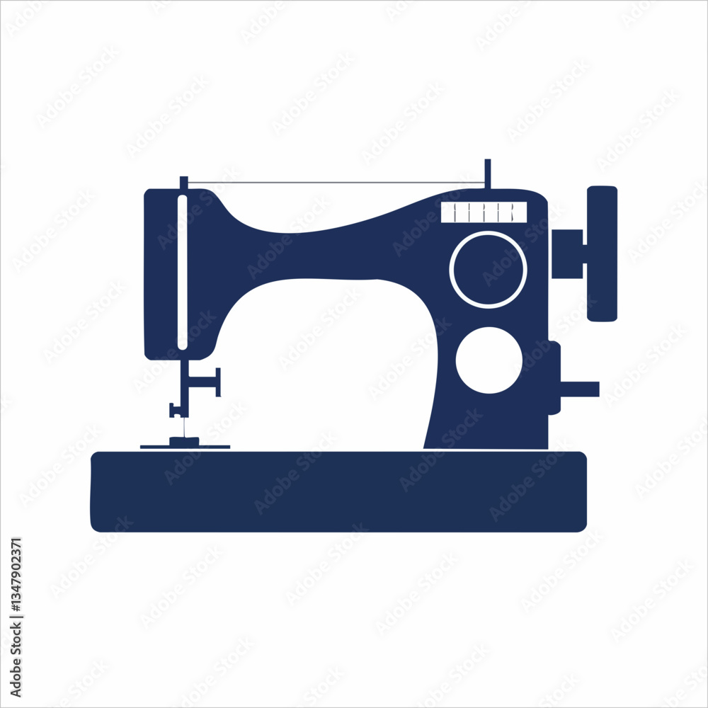 Sewing Machine Icon Illustration Design. Vector image Sewing Machine Icon Illustration Design. Vector image