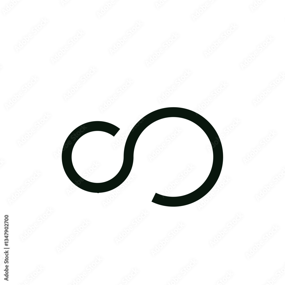 Simple elegant infinity line symbolizing endless possibilities and unity. logo design vector template editable high resolution Simple elegant infinity line symbolizing endless possibilities and unity. logo design vector template editable high resolution
