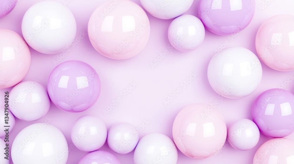 Pastel Spheres Graphic Design Pastel Spheres Graphic Design