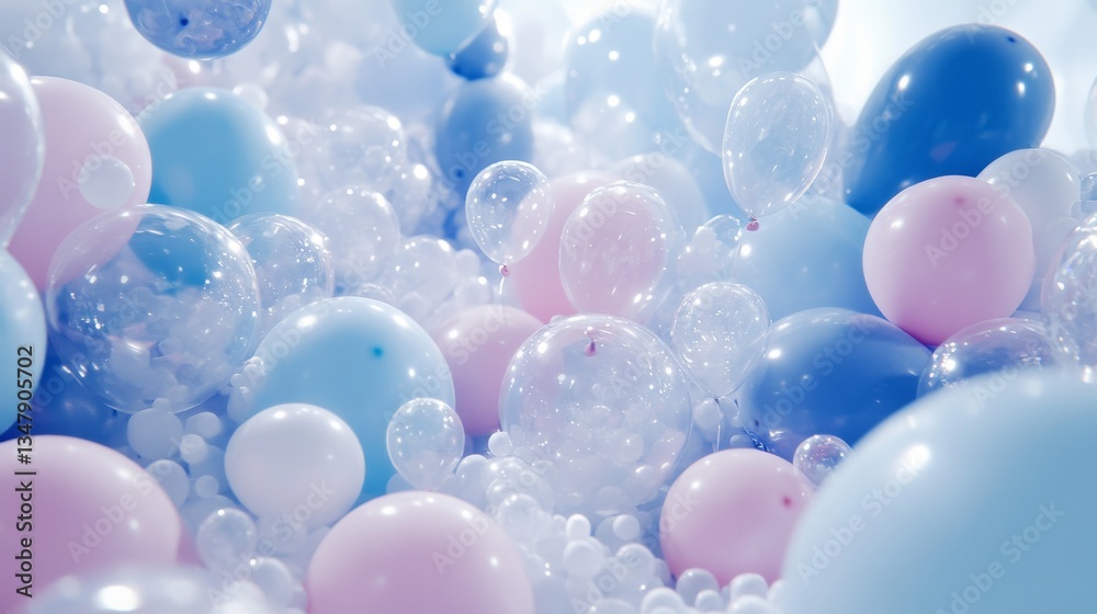 Pastel Balloons Celebration Decor Pastel Balloons Celebration Decor