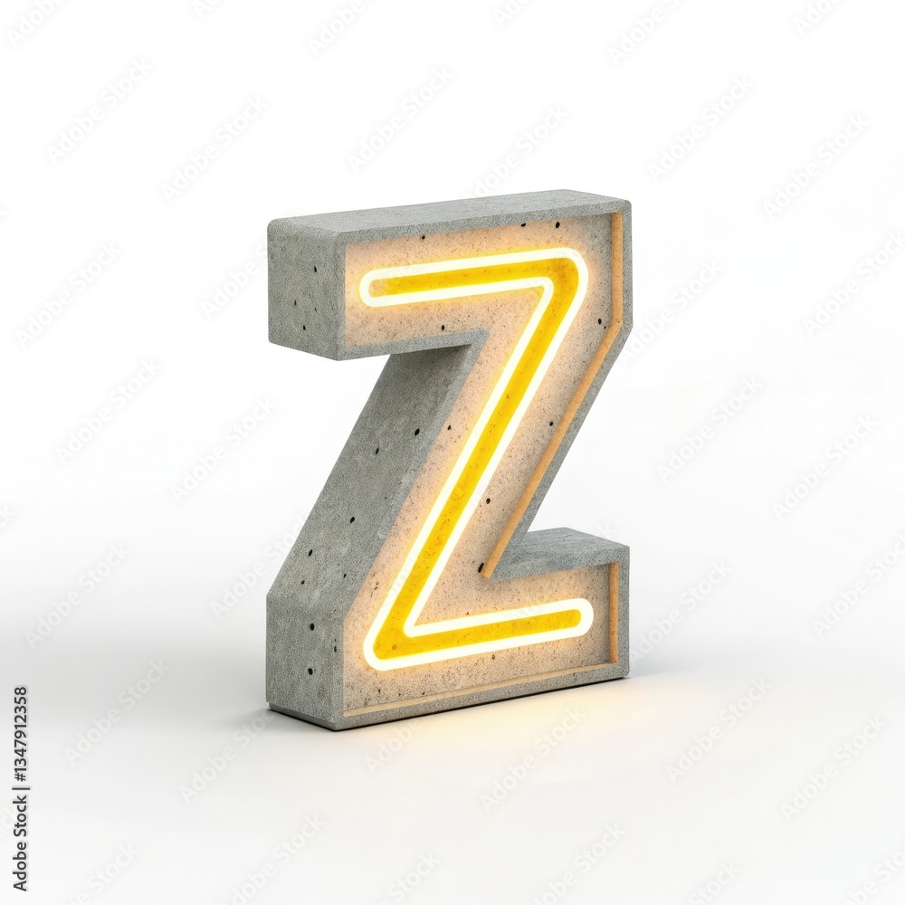 z word on white background z word on white background