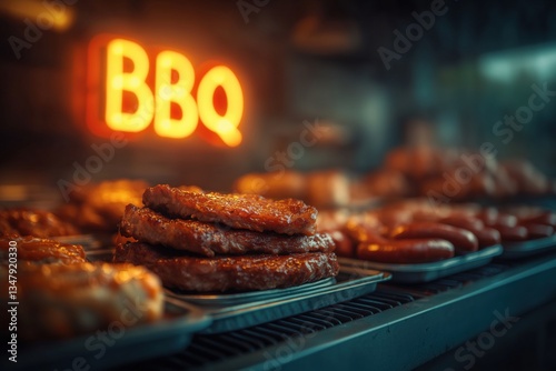 Explore mouthwatering Texas brisket variations showcasing smoked beef in a vibrant barbecue setting