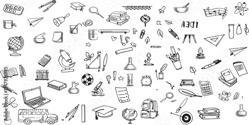science icons sketch
