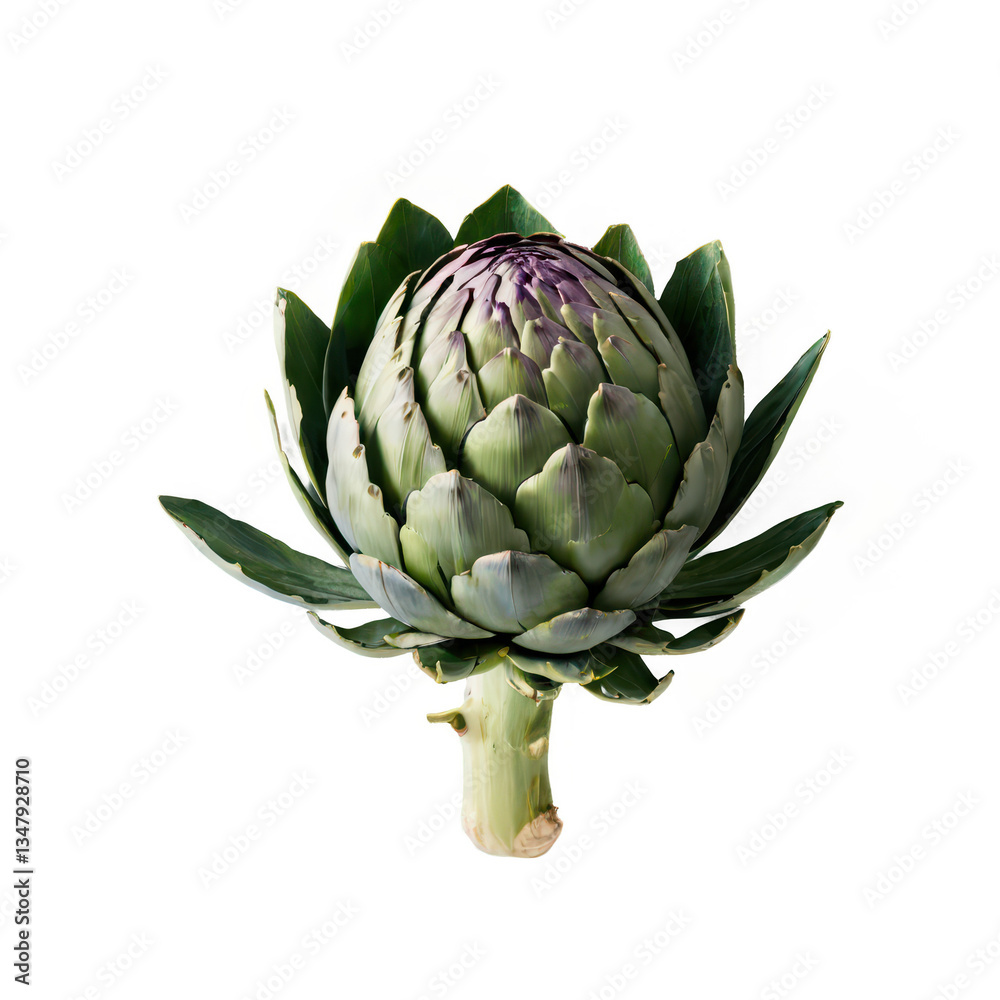 Obraz premium Single Artichoke Close Up