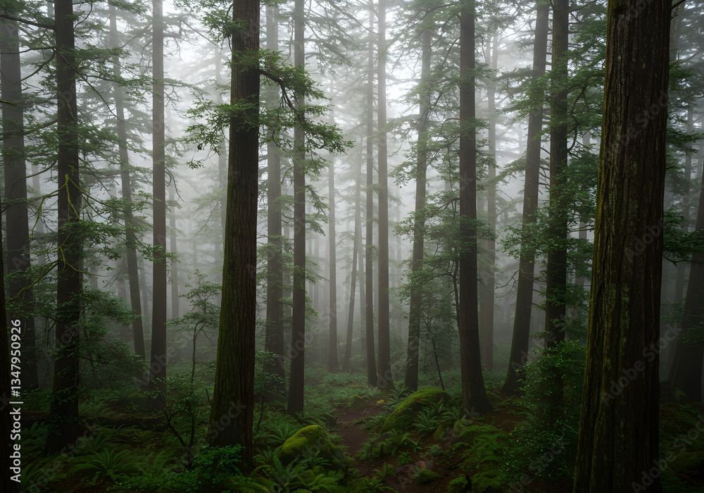 Fototapeta premium morning in the forest