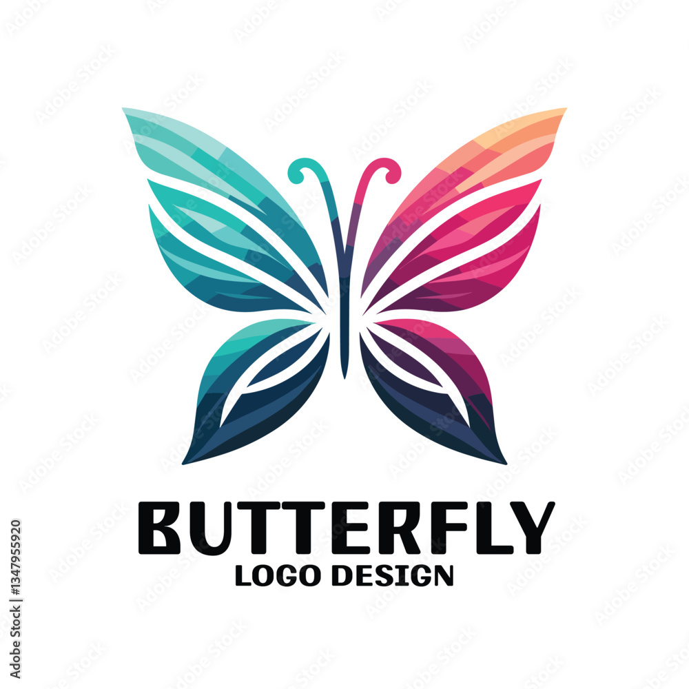 Butterfly Vector Logo Design Butterfly Vector Logo Design