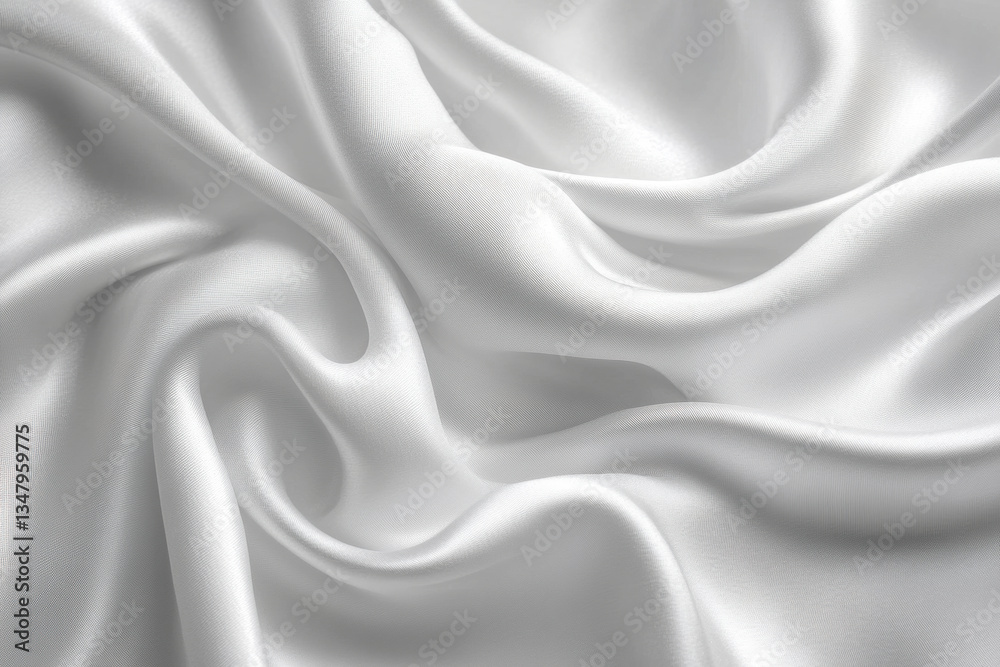 White satin fabric texture background with soft sheen, creating an elegant and luxurious feel. White satin fabric texture background with soft sheen, creating an elegant and luxurious feel.