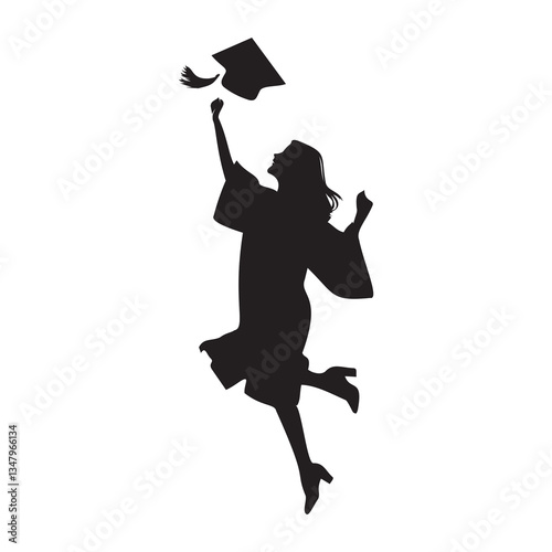 Graduation Certificate with Floral Decoration