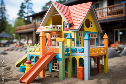 Wallpaper Mural beach house represents a place of refuge and seclusion, offering relaxation, peace, and a break from busy city life Torontodigital.ca