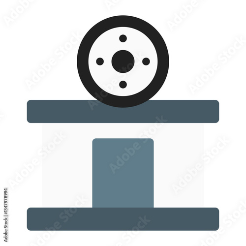 film editing studio. This is a vector single icon with a flat style. Suitable for any purpose, such as website design, mobile app design, logo design, pattern design, etc.