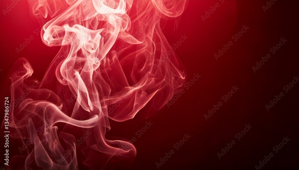 Obraz premium abstract red background with smoke with bright lighting
