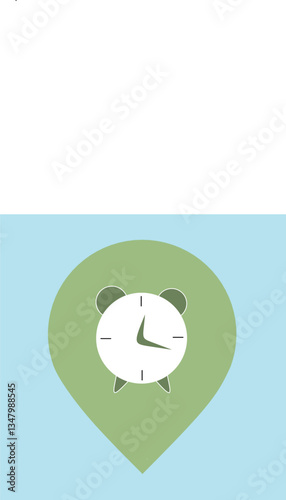 Map time icon vector,map icon vector illustration,map time design icon for template,web,banner and background 