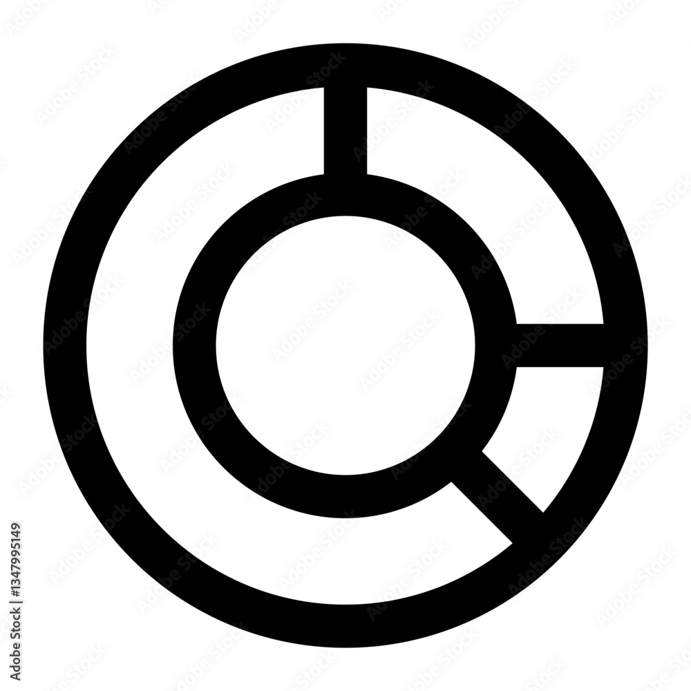 pie chart icon for illustration pie chart icon for illustration