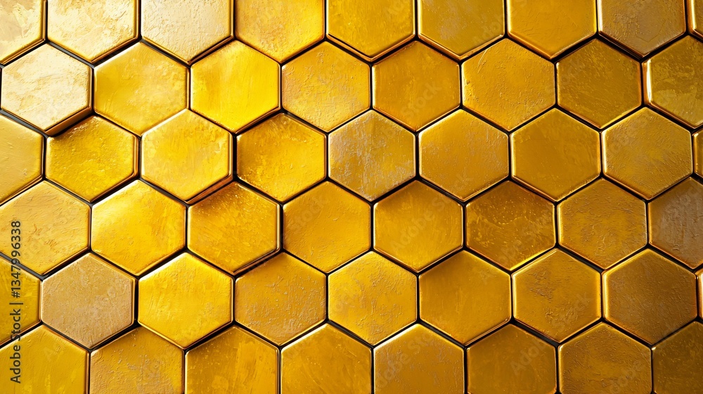 Hexagonal Patterns of Golden Honeycomb Abstract Art Close-Up View Textured Design Nature Inspiration for Modern Decor Hexagonal Patterns of Golden Honeycomb Abstract Art Close-Up View Textured Design Nature Inspiration for Modern Decor