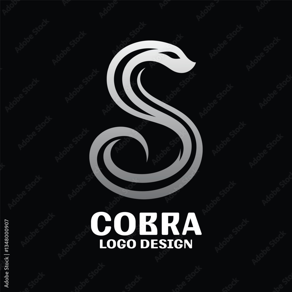 Fototapeta premium Cobra Vector Logo Design 