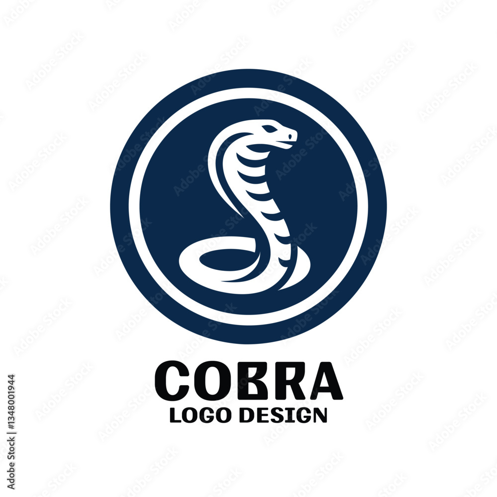 Fototapeta premium Cobra Vector Logo Design 